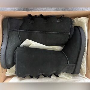 UGG Women’s Bailey Bow Tall II Boot in Black